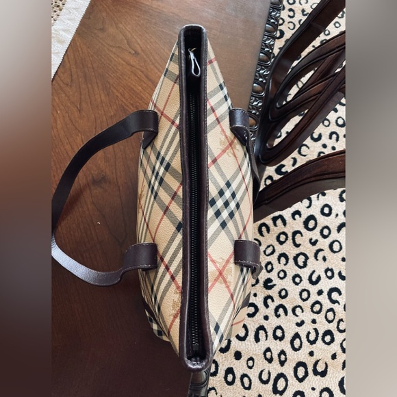 Burberry Haymarket Check Studded Tote - Picture 6 of 16